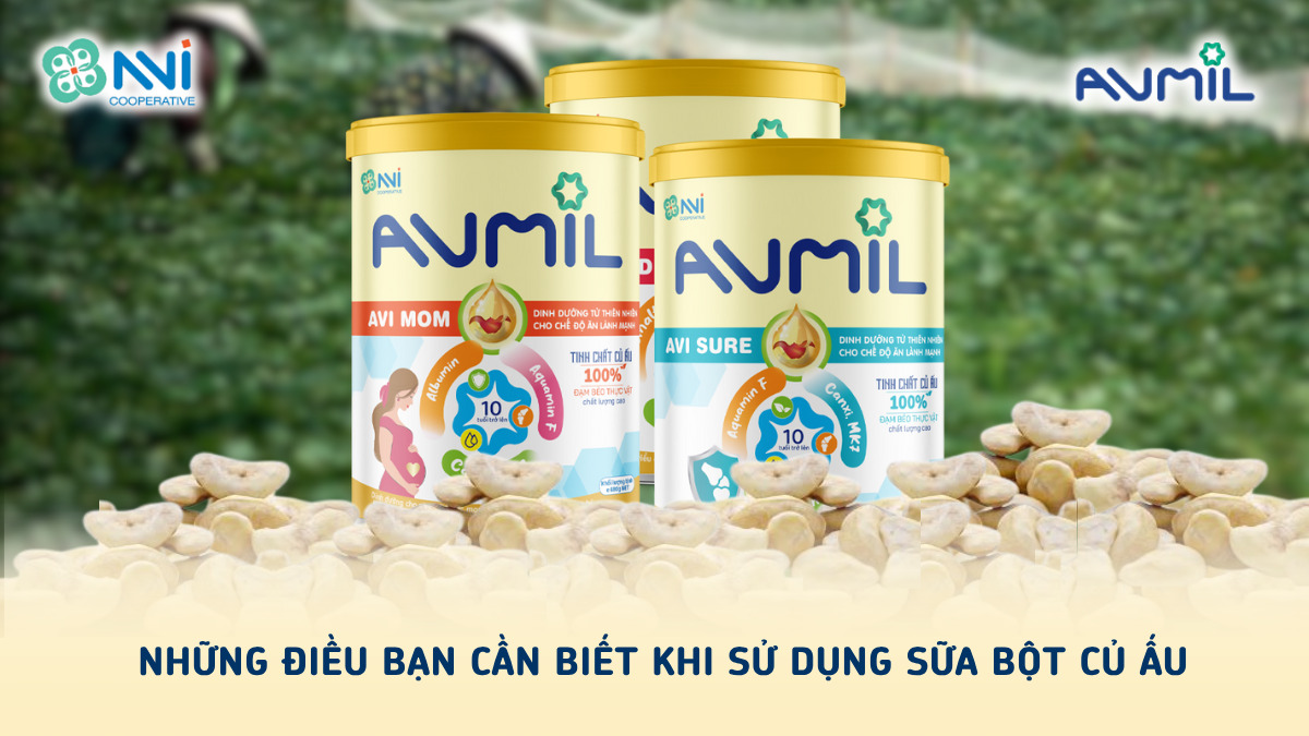 Những điều bạn cần biết khi sử dụng sữa bột củ ấu