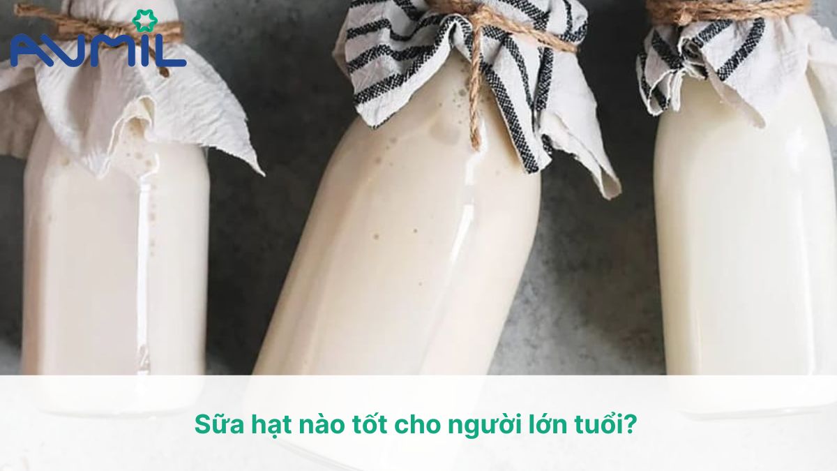 sữa hạt nào tốt cho người lớn tuổi