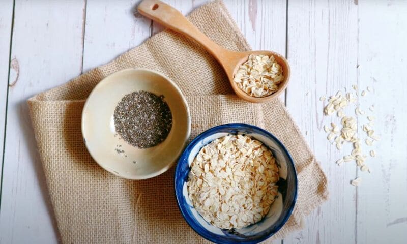 sữa yến mạch mix hạt chia