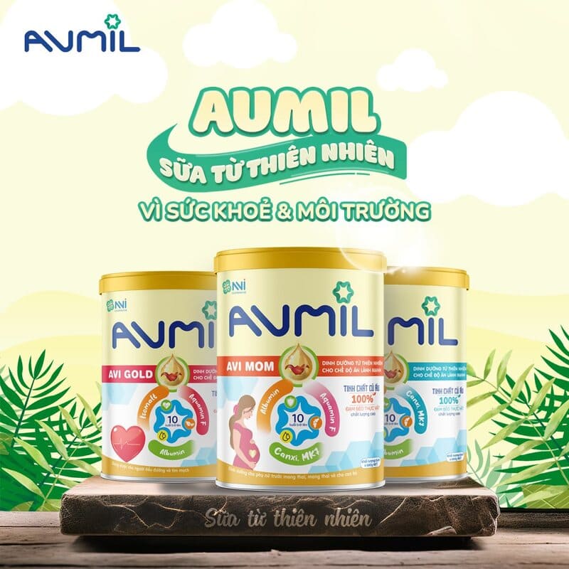 sữa củ ấu Aumil