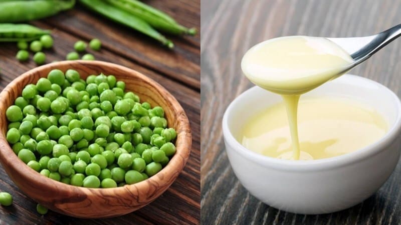 cách nấu sữa hạt đậu hà lan nguyên chất