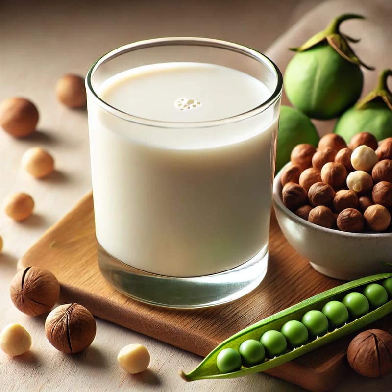 nấu sữa hạt đậu hà làn với macca