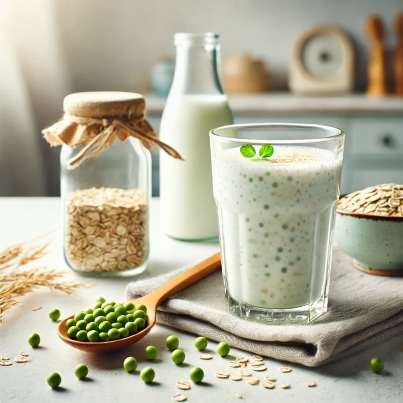 cách nấu sữa đậu hà lan với yến mạch