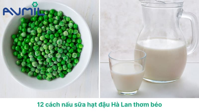 cách nấu sữa hạt đậu hà lan