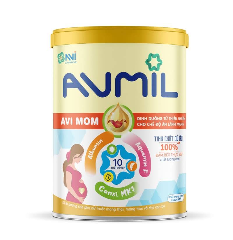 sữa củ ấu aumil avi mom