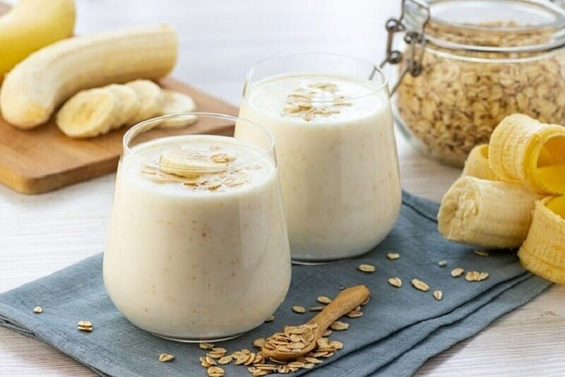 sữa yến mạch chuối